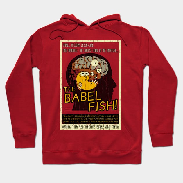 The Babel Fish! Hoodie by andreabaldinazzo